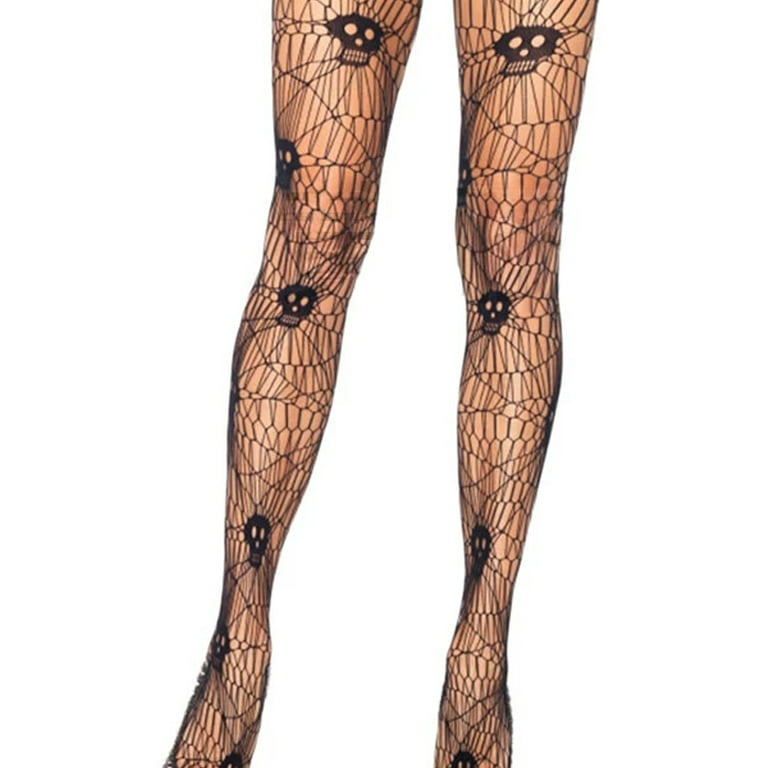 Black Fishnet Tights: Women's Halloween Outfits