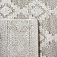 thumbnail image 6 of SAFAVIEH Global Paylynn Diamond Indoor/Outdoor Area Rug, Grey/Ivory, 6'7" x 6'7" Round, 6 of 6