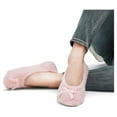 thumbnail image 5 of Dream Pairs Womens Soft Memory Foam Slippers Slip-on Ballerina Winter House Slippers Bedroom Fuzzy Slippers Shoes BALLERINA PEONY/PINK Size 8, 5 of 6