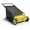 yellow&black, variant on AIKKYS 26 Inch Heavy Duty Push Lawn Sweeper with 4 Spinning Brushes,Steel Frame 7 Cu. Ft. Leaf & Grass Collector,Adjustable Height,Black