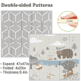 thumbnail image 7 of Pkinoicy Baby Playpen with Mat, Small Baby Play Pen(47x47inch), Playpen for Babies and Toddlers, Baby Pen for Apartment, 7 of 7