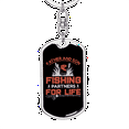 thumbnail image 5 of Fishing For Life Stainless Steel or 18k Gold Premium Swivel Dog Tag Keychain, 5 of 10