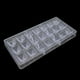 thumbnail image 2 of Yuarrent Molde de chocolate Jooan, molde de decoración de postres de plástico transparente para hornear dulces de galletas y cupcakes Herramientas y accesorios para hornear No.10 Yuarrent HA003626-10, 2 of 6