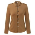 thumbnail image 3 of Casual Blazers for Women 2025 Long Sleeve Open Front Neck Business Casual Work Office Jacket, 3 of 6