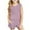 Pink, variant on Kids 2 Piece Set Space Print Sleeveless Crewneck Top with Elastic Shorts Breathable Summer Wear