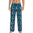 thumbnail image 2 of Kdxio Various Lights Print Men's Sleep Pajama Pant Lounge Pants with Pockets, 2 of 8