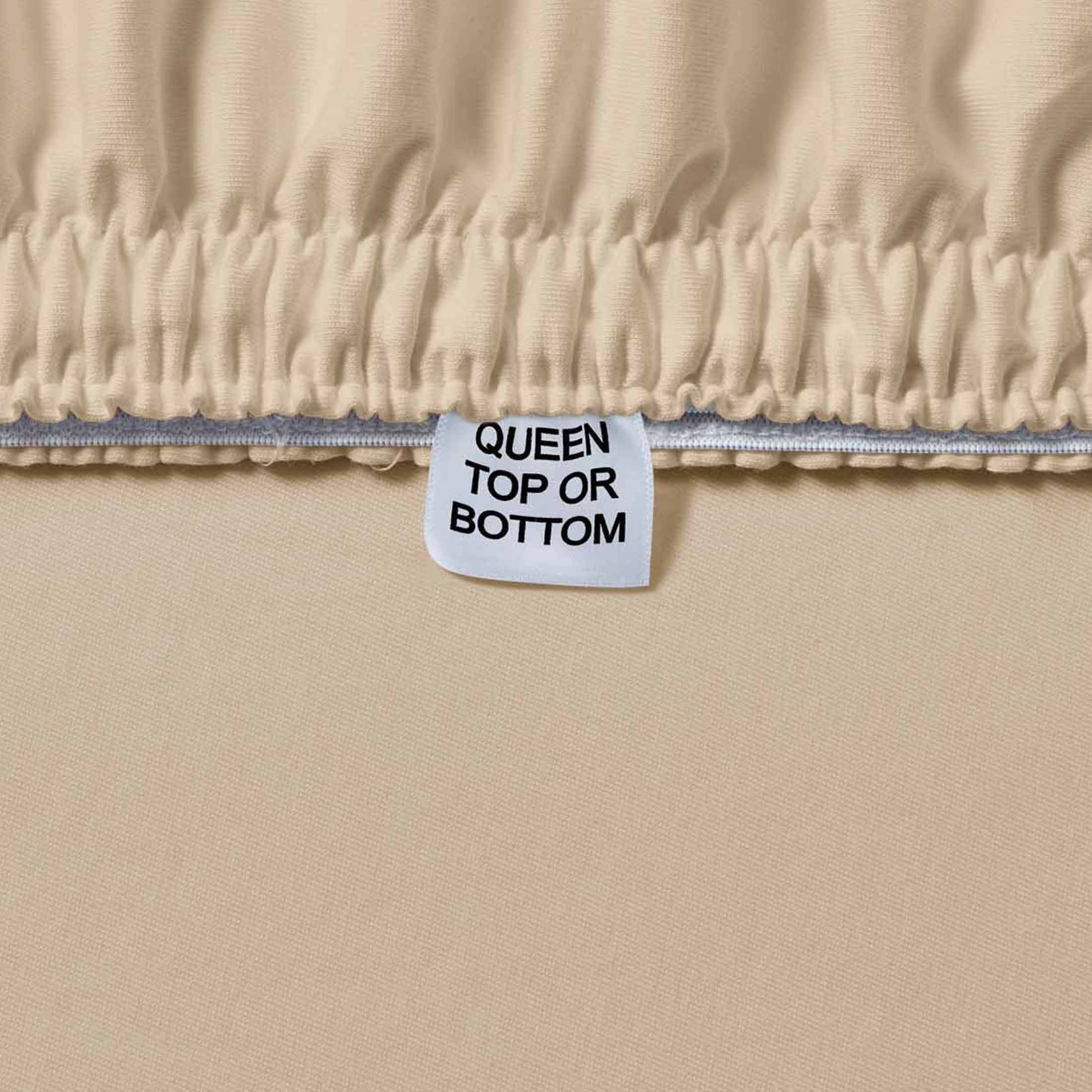 Better Homes & Gardens 3 -Piece Papyrus Beige Adult Jersey Sheet Set, Twin