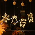 thumbnail image 4 of AMERTEER Christmas Suction Cup Light Window Backdrop Decoration LED String Light For Indoor Home Bedroom Wedding Party New Year, 4 of 13