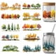 thumbnail image 1 of 10 hojas de calcomanías UV DTF para vasos, 10 estilos, temática de árboles, paisaje forestal, ilustración, transferencias de PVC, calcomanías impermeables para frotar, 1 of 7