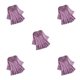 thumbnail image 2 of Blusa vintage para mujer Qarigey fibra de verano cómoda duradera cuello en V morado 4XL, 2 of 6