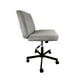 thumbnail image 2 of Silla de Oficina Acanalada Top Living Terciopelo Gris Claro, 2 of 8