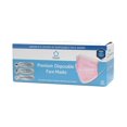 thumbnail image 3 of Litepak 500 PCS Premium Disposable Face Mask SOFT 3ply Nose Wire - Pink, 3 of 6