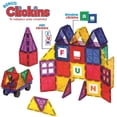 thumbnail image 4 of Playmags-Tiles 60-Piece Clear Colors Set – The Original, Award-Winning Magnetic Building Tiles – Creativity and Educational – STEM Approved, 4 of 6