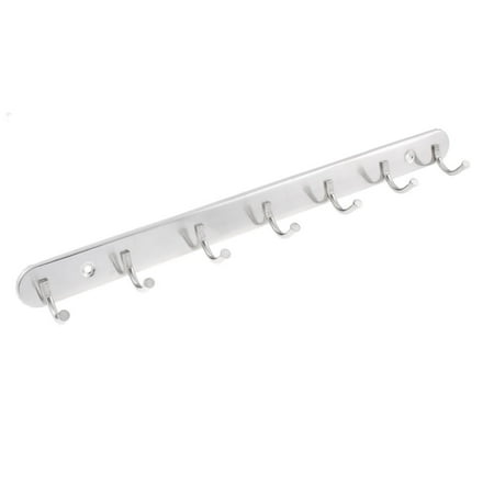 Uxcell 7 Hooks Stainless Steel Door Wall Mounted Clothes Bags Coat Uxcell 7 Hooks Stainless Steel Door Wall Mounted Clothes Bags Coat Hook Rack