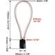 thumbnail image 5 of Candado de cable retráctil, candado de combinación digital con cable de 41 cm para motocicletas, bicicletas, tablas de snowboard, esquís, maletas, color negro, 5 of 5