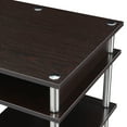 thumbnail image 5 of Convenience Concepts Designs2Go No Tools 60" Deluxe Student Desk with Shelves, Espresso, All Ages, 5 of 6