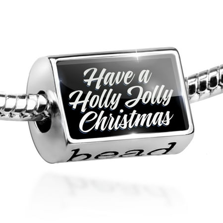 - Bead Classic design Have a Holly Jolly Christmas Charm Fits All European Bracelets