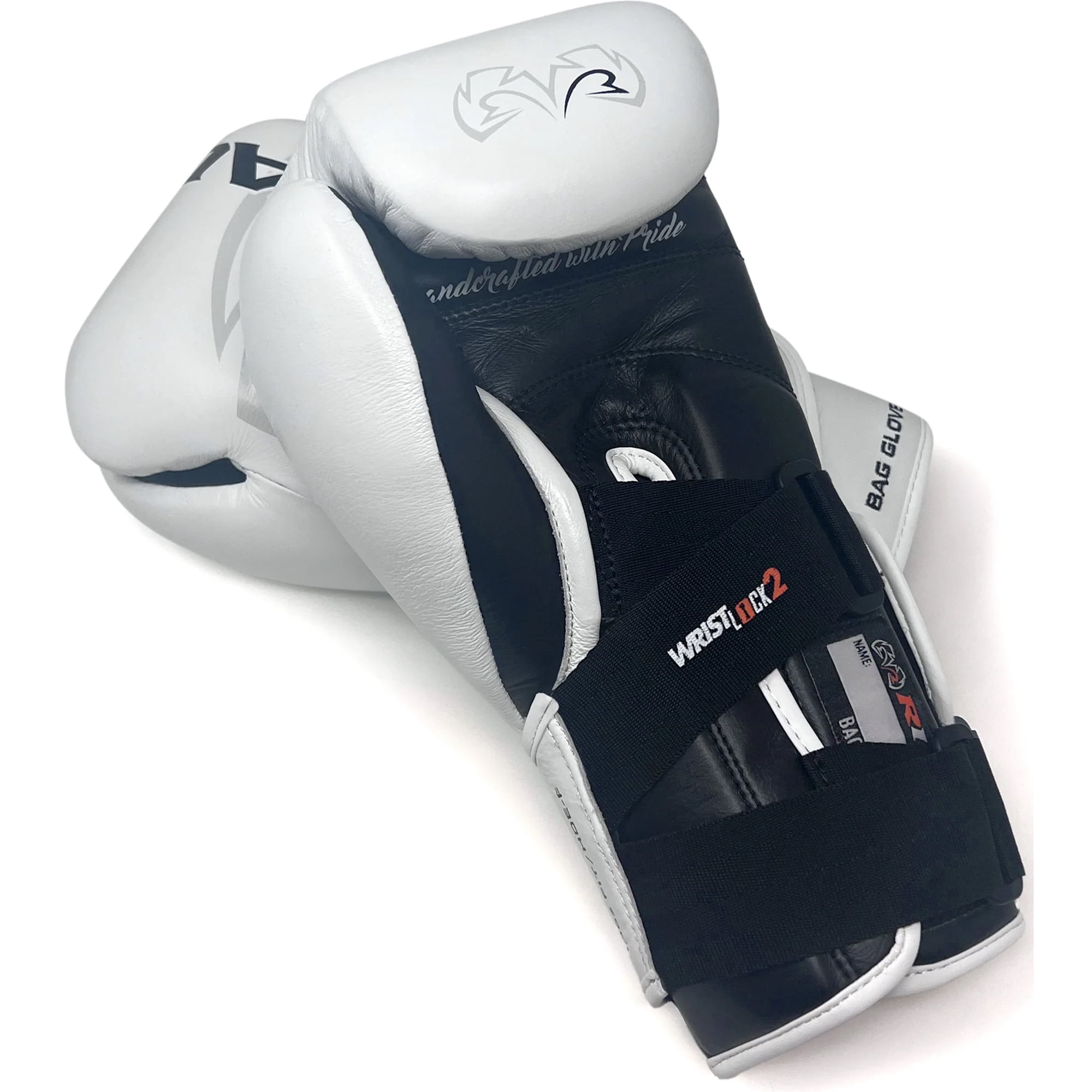 Rival Boxing RFX-Guerrero-V SF-H Bag Gloves - 8 oz. - White/Gold