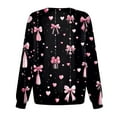 thumbnail image 4 of Valentine's Day Nursing Scrub Jacket - Long Sleeve Button Down Heart Print Professional Medical Uniform with Pockets Multicolor 5XL, 4 of 5
