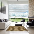 thumbnail image 7 of Ahgly Company Machine Washable Indoor Rectangle Contemporary Saddle Brown Area Rugs, 2' x 3', 7 of 7