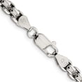 thumbnail image 3 of 925 Sterling Silver Box Chain Styles Necklace 5.2 mm Round 20 inch, 3 of 4