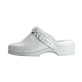 thumbnail image 3 of 24 HOUR COMFORT Loren Women's Wide Width Leather Clogs WHITE 5, 3 of 6
