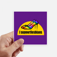 thumbnail image 1 of Straight Outta The Closet Sticker Square Waterproof Stickers Wallpaper Car Decal, 1 of 1