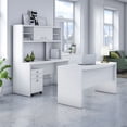 thumbnail image 2 of Bush Business Furniture Echo Bow Front Desk and Credenza Set by, 2 of 9