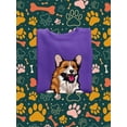 thumbnail image 3 of Color Corgi Peeking Sweatshirt Men -Image by Shutterstock, Male Small, 3 of 4