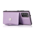 thumbnail image 6 of Galaxy A71 5G Case (6.7 Inch, Model SM-A716), Wallet Case with Built-in Stand, Adjustable Crossbody Shoulder Strap, Slim Fit Lightweight Case, Synthetic Leather Protective Card Holder Cover (Purple), 6 of 10