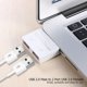 thumbnail image 2 of Kuymtek USB 2.0 macho a doble cargador Dual 2 puertos USB Splitter Hub adaptador convertidor, 2 of 5