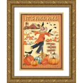thumbnail image 1 of Phillips, Anita 25x32 Gold Ornate Wood Framed with Double Matting Museum Art Print Titled - Its Fall Yall II, 1 of 4