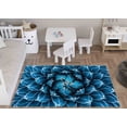 thumbnail image 4 of Large Rug, Blue Rug, Gift For The Home Rug, Custom Rug, Cactus Rug, Cactus Rug Abstract Natural Pattern Rugs, Floral Rugs, Corridor Rugs, 2.6'x5' - 80x150 cm, 4 of 9
