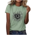 thumbnail image 2 of Fiudx Camisetas para Mujer Camisas de Moda para Mujer, Camisetas de Manga Corta, Blusas, 2 of 5