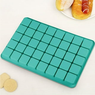 Mity rain 2 Pack 40-Cavity Square Caramel Candy Silicone Molds