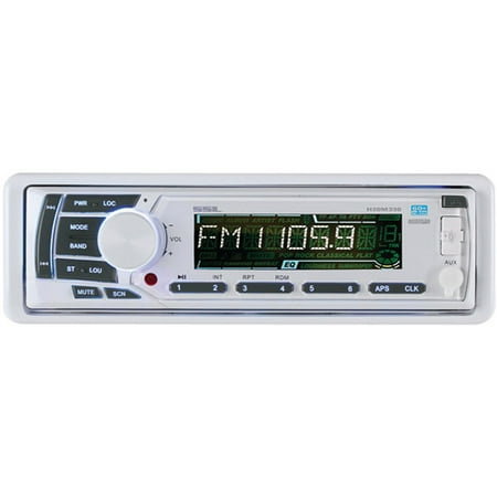 SOUNDSTORM H20M330 Marine Single-DIN CD Receiver with Detachable Face