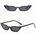 thumbnail image 2 of 1 Pair of Glasses Black Women Vintage Cat Eye Sunglasses Retro Small Frame 400 Eyewear Fashion Ladies, 2 of 3