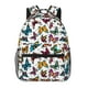 thumbnail image 1 of Disketp Colorful Flying Butterflies Mochila Estampada para Hombre y Mujer – Mochila Ligera Clásica con Múltiples Bolsillos para Universidad, Trabajo y Viajes-One Size, 1 of 5