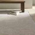 Hauteloom Gowan Living Room, Bedroom Farmhouse Area Rug - Natural Solid ...