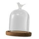 thumbnail image 3 of Campana de cristal con cúpula de 3,5 pulgadas de diámetro, cubierta transparente redonda, vitrina de mesa para accesorios de regalo de inauguración de Estilo D, 3 of 8
