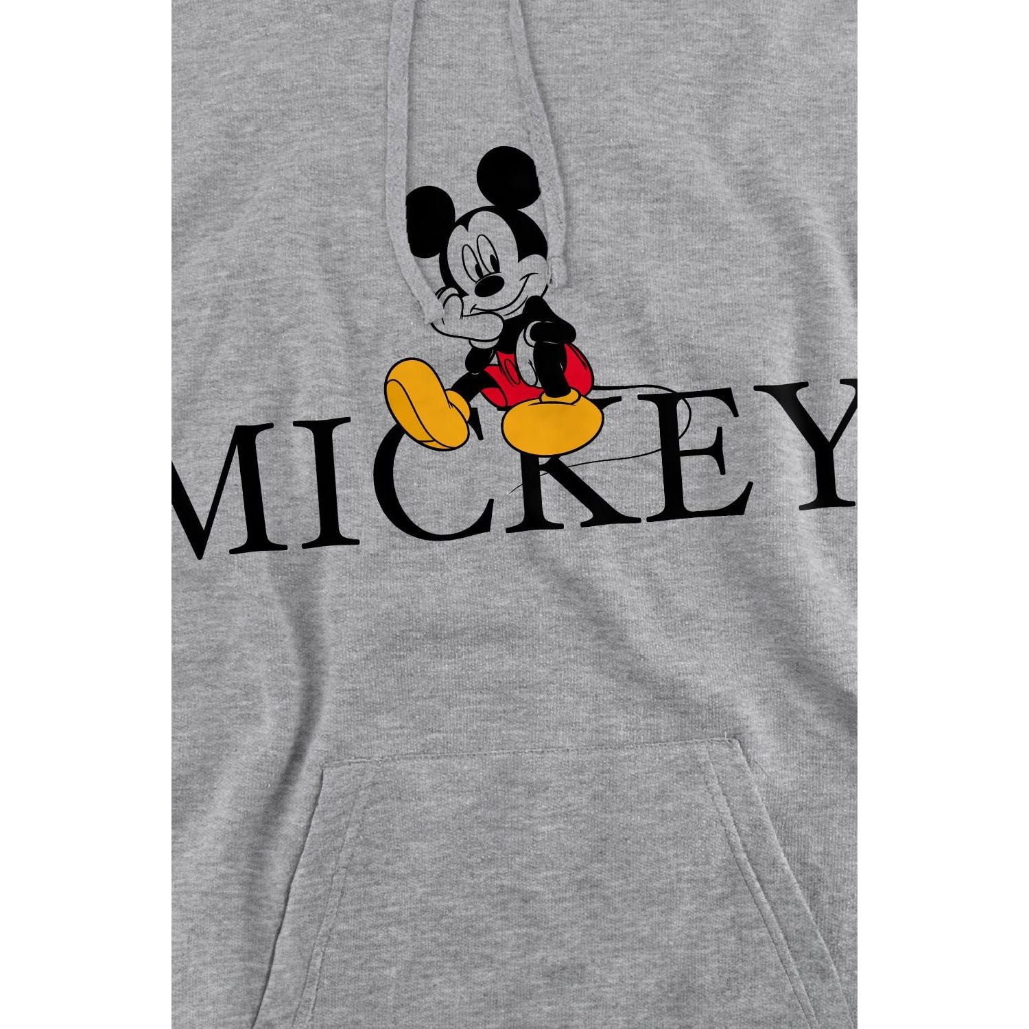 Disney Mens Mickey Mouse Classic Sitting Hoodie