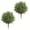 Green, variant on 24" Artificial Cedar Topiary Trees (2 Pack) - UV Resistant Evergreen Shrubs with Spikes for Outdoor/Indoor Decor, Cypress Style for Porch, Garden, Yard & Front Door