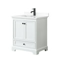 thumbnail image 7 of Wyndham Collection WCS202030SWBC2UNSMXX Deborah 30" Free Standing Single Basin Vanity Set, 7 of 7