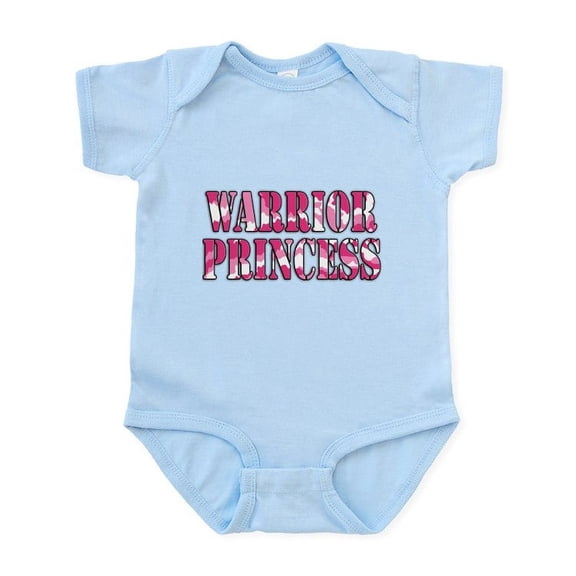 CafePress - Warrior Princess Infant Bodysuit - Baby Light Bodysuit, Size Newborn - 24 Months