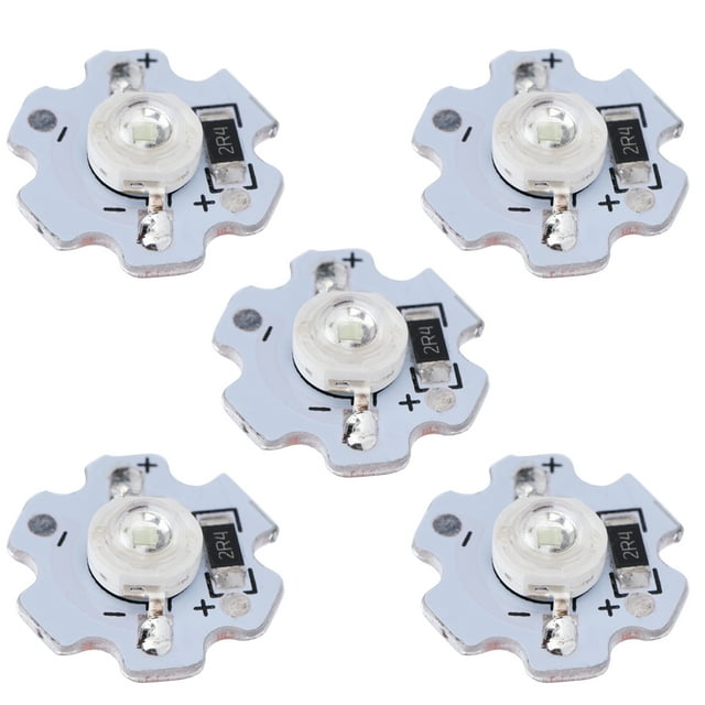 Piezas De Iluminación, Chips LED A Prueba De Golpes Aluminio Con Alto Brillo Para Focos Para Faros Delanteros Para Linterna Para Luces De Modelado De Bricolaje Para Personal De