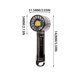 thumbnail image 3 of Transparent USB Fan With High Airflow Quiet Operations And Colorful Lights Portable Outdoor Handheld Fan, 3 of 6