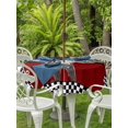 thumbnail image 2 of Outdoor Tablecloth with Umbrella Hole and Zipper, Chef Round Table Cloth 60 Inch Waterproof Tablecloth, Cartoon Cute Watercolor Cooking Red Black Picnic Table Cover for Patio Camping, 2 of 7