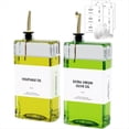 thumbnail image 1 of Dispensador de para Cocina, Botella de Vidrio de 17 Oz, Juego de Dispensador de Aceite y Vinagre con Vertedor., 1 of 5