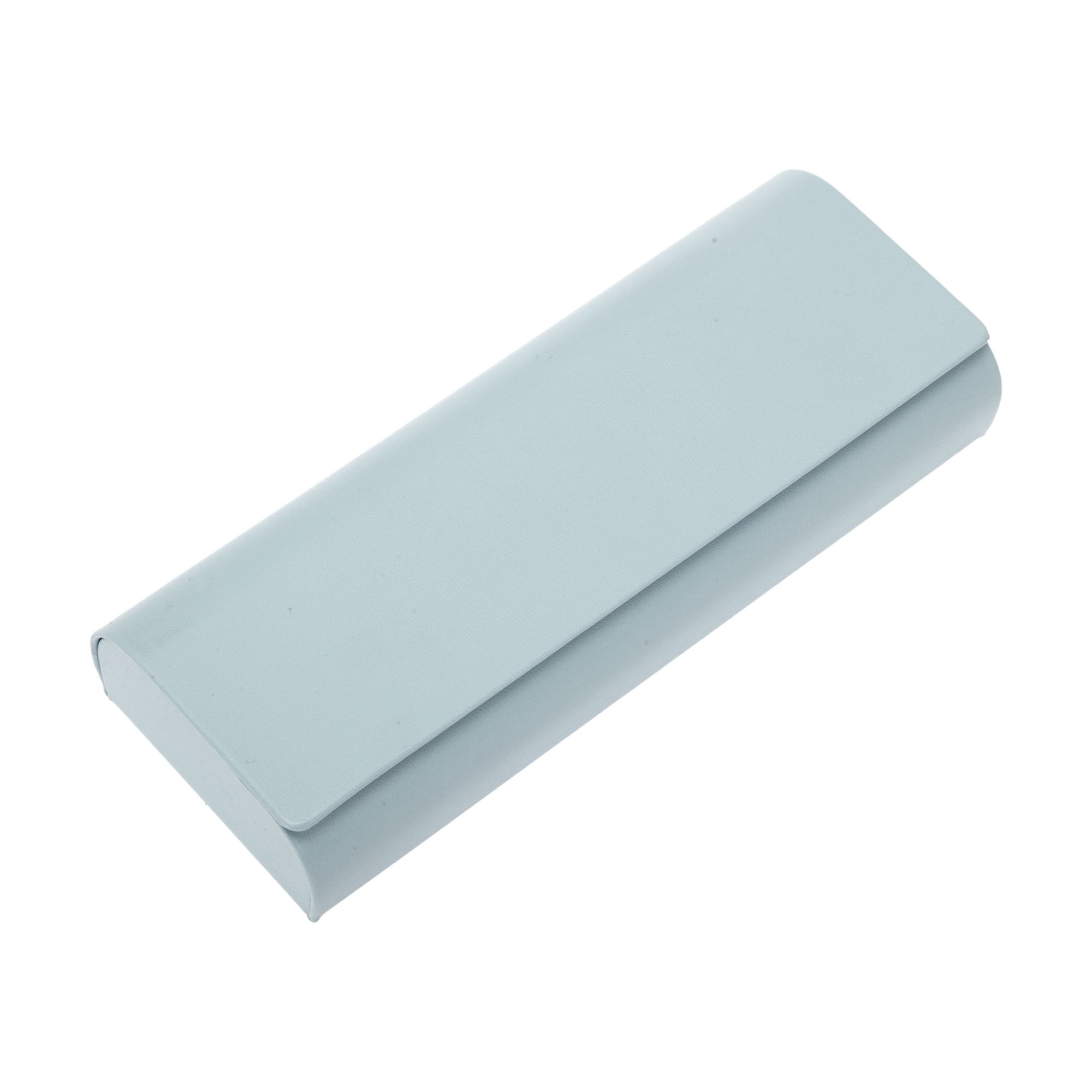 Unique Bargains Faux Leather Portable Eyeglasses Case 6.1"x2.4"x1.22" Light Blue