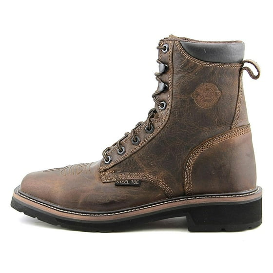 Justin Boots Justin Boots WK682 Men Steel Toe Leather Work Boot